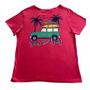 MESSY BUNS LAZY DAYS JUNIOR LARGE “ SEAS THE DAY” TSHIRT